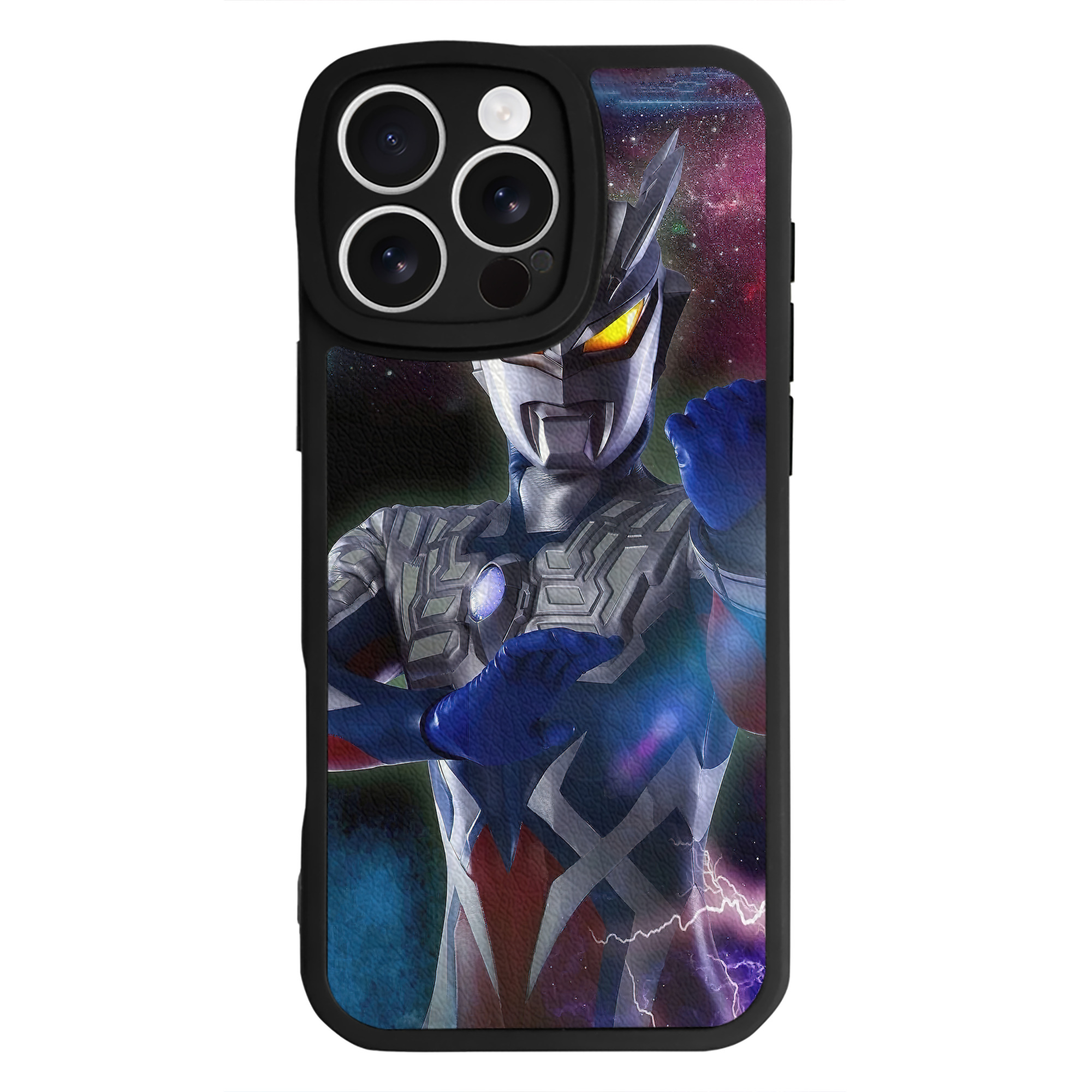 （画像用） ウルトラマン Ultraman 【iPhone 16シリーズ対応】シリコンスマホケース（レザー調） 材質：シリコン